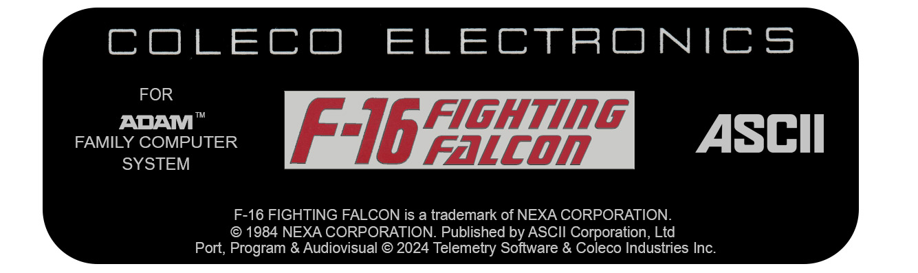 F16 Fighting Falcon Floppy Disk